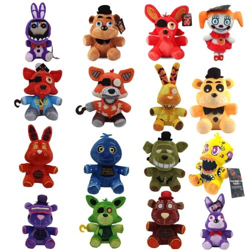  18 CM FNAF Freddy's Plush Toy Stuffed & Plush Animals Bear Rabbit Game Fnaf Plush Toys Birthday Christmas For Kids Toy Gift