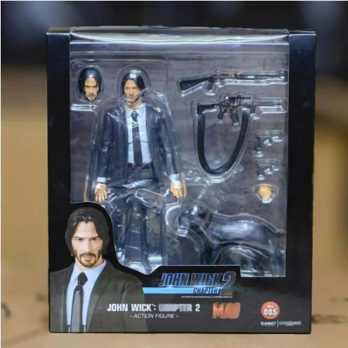 MAFEX John Wick: Chapter 2 Action Figure MAFEX 085 16cm Articulated Collectible Model With Dog Gift Decor For Movie Fans