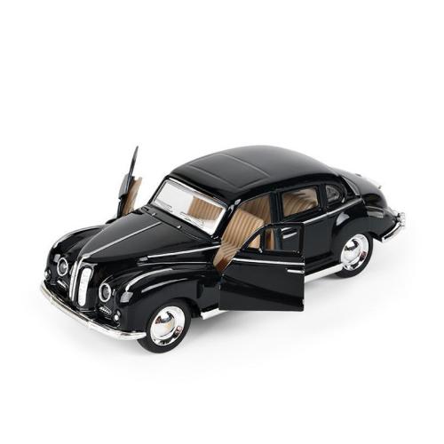 1:32 Alloy Classic Car Model - Die-Cast Metal Pull-Back Toy Car - Collectible Desktop Ornament Gift
