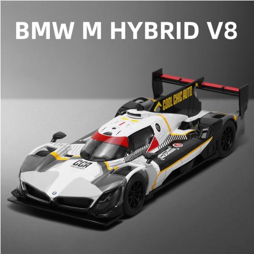 1:24 BMW M Hybrid V8 Super Racing Alloy Car Model Sound and Light Children's Toy