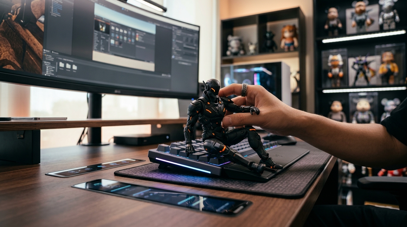 Level Up Your Workspace: Why Every Setup Needs Designer Action Figures